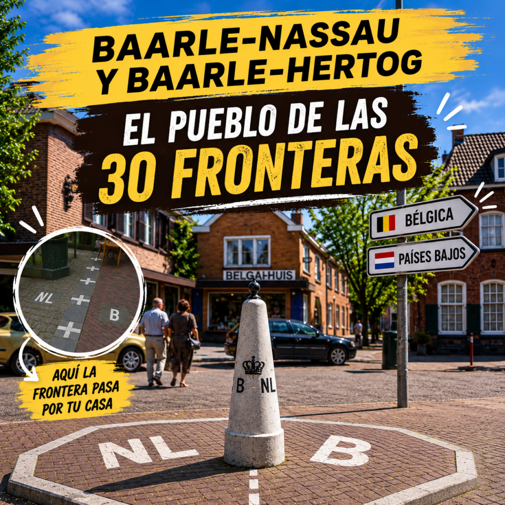 Portada ilustrada: Baarle-Nassau y Baarle-Hertog, el pueblo de las 30 fronteras
